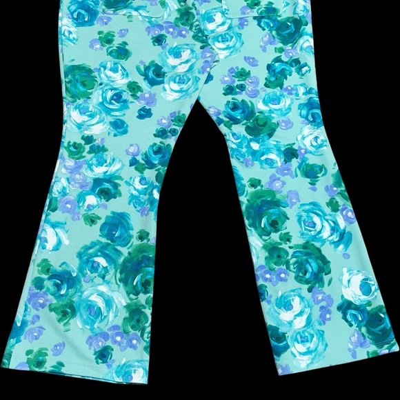 Issac Mizrahi Live! Petite Pebble Knit Baby Bell Pant Island Breeze 1XP in EUC - Picture 6 of 11